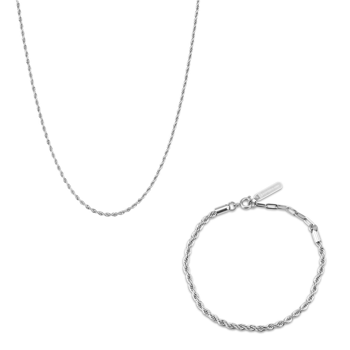 Kpten & Son Jewellery Set Helix Silver